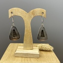 Boucles d'Oreilles Argent 925 & Jaspe [0394]