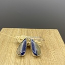Boucles d'Oreilles Argent 925 & Agate [0395]