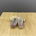 Boucles d'Oreilles Argent 925 & Agate [0399]