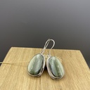 Boucles d'Oreilles Argent 925 & Jaspe [0403]