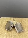 Boucles d'Oreilles Argent 925 & Jaspe [0415]