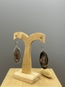 Boucles d'Oreilles Argent 925 & Agate [0416]
