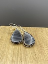 Boucles d'Oreilles Argent 925 & Agate [0417]