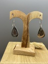 Boucles d'Oreilles Argent 925 & Agate [0426]