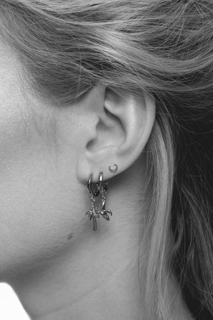 Petite Earrings Oval Silver [Boucles d'oreilles]