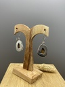 Boucles d'Oreilles Argent 925 & Jaspe [0433]