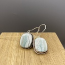 Boucles d'Oreilles Argent 925 & Jaspe [0435]