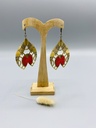 Boucles D'Oreilles Talisman Corail