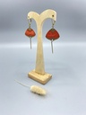 Boucles D'Oreilles Pive Orange