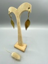 Boucles D'Oreilles Douce Plume Nude