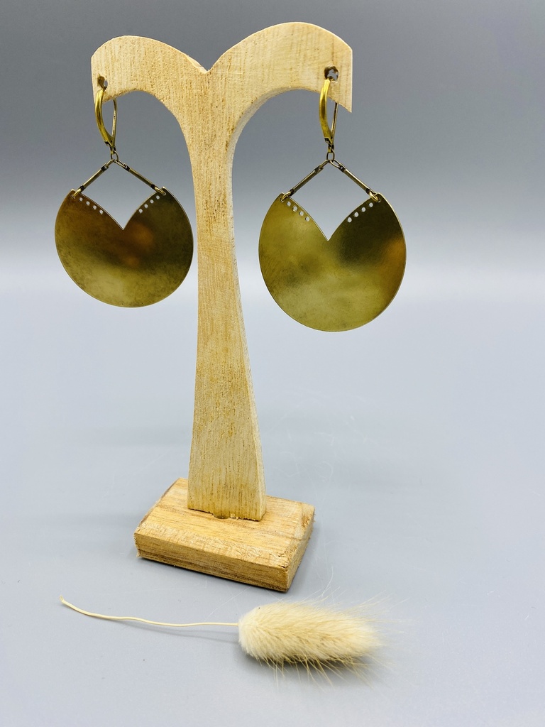 Boucles D'Oreilles Kimono Rouge