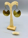 Boucles D'Oreilles Kimono Rouge