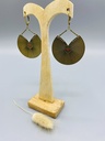 Boucles D'Oreilles Kimono Rouge