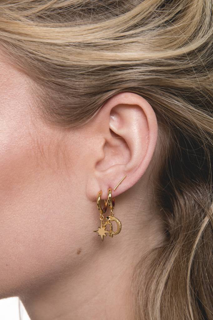 Petite Earrings Strip Gold [Boucles d'oreilles]