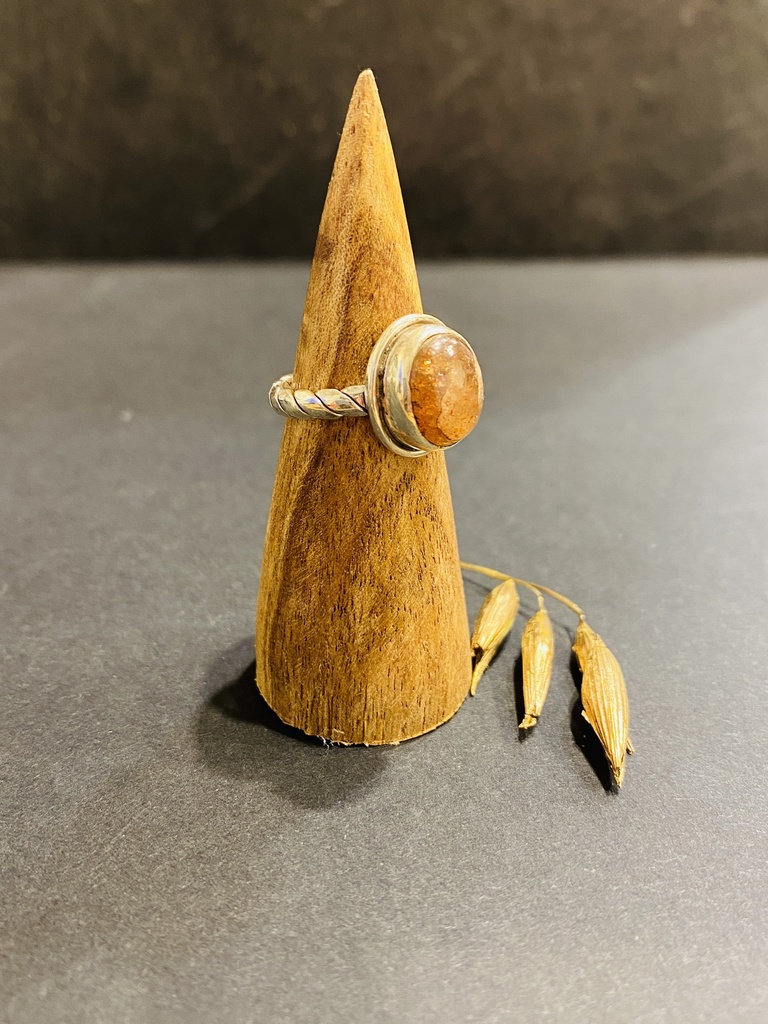 Bague Argent 925 & Pierre de Soleil [0124]