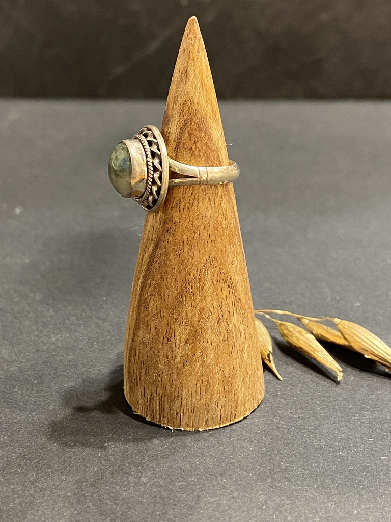 Bague Argent 925 & Agate Mousse [0147]