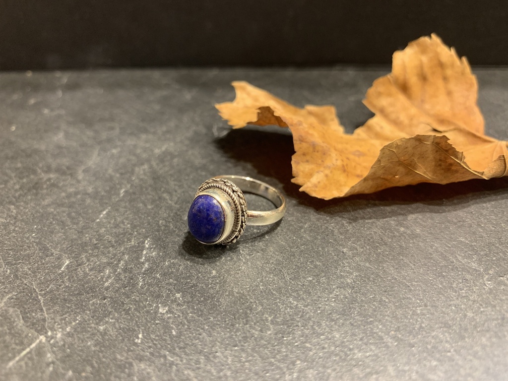 Bague Argent 925 & Lapis Lazuli [0201]