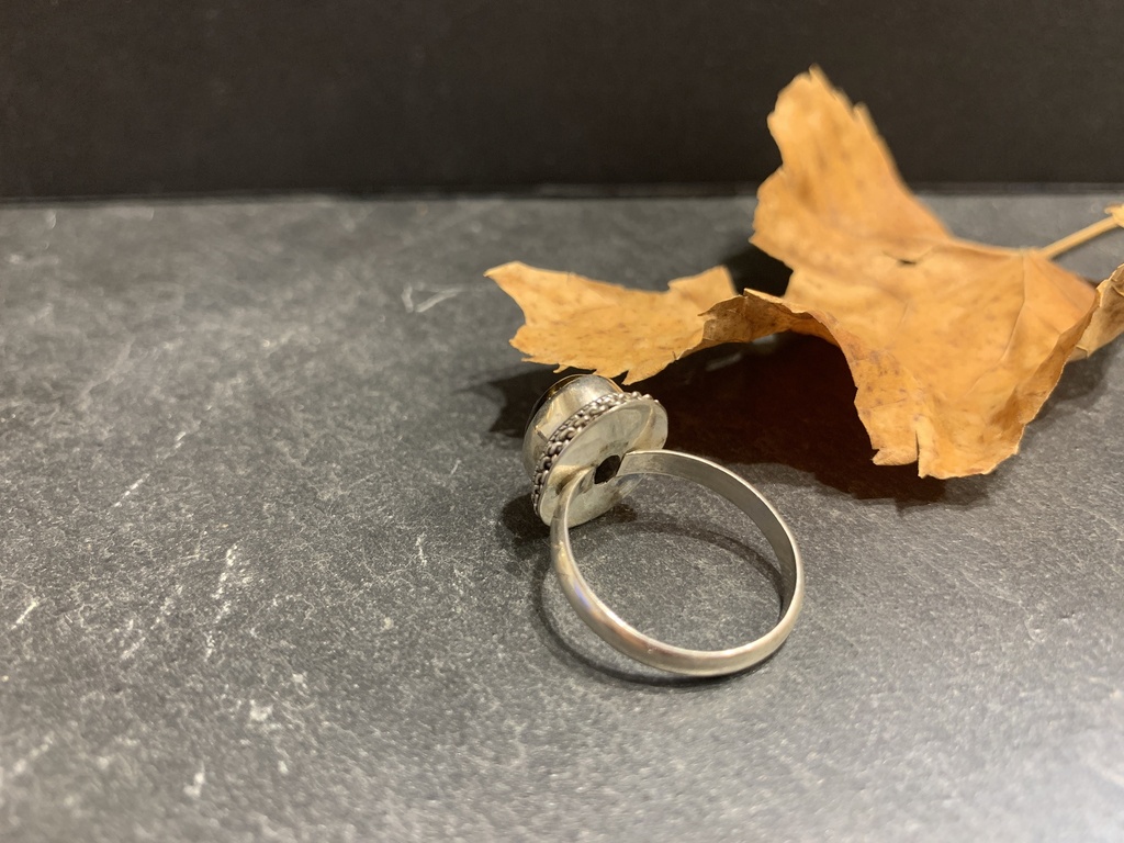 Bague Argent 925 & Œil de Chat [0204]