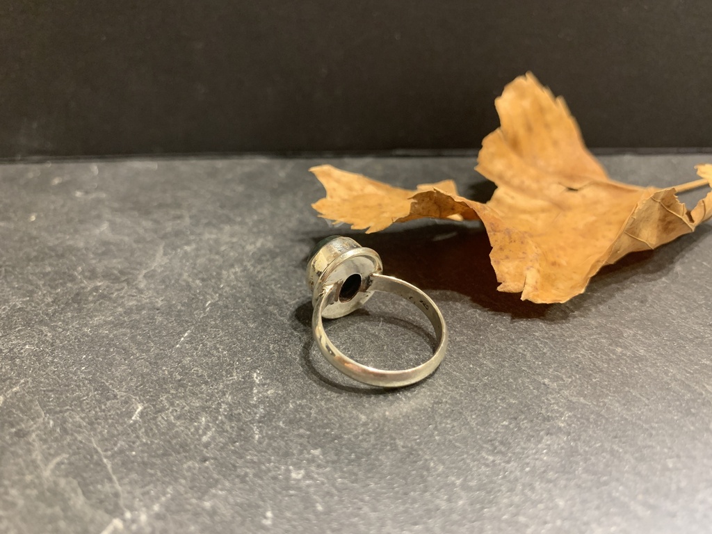 Bague Argent 925 & Jaspe [0223]