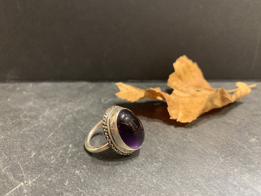 Bague Argent 925 & Améthyste [0231]