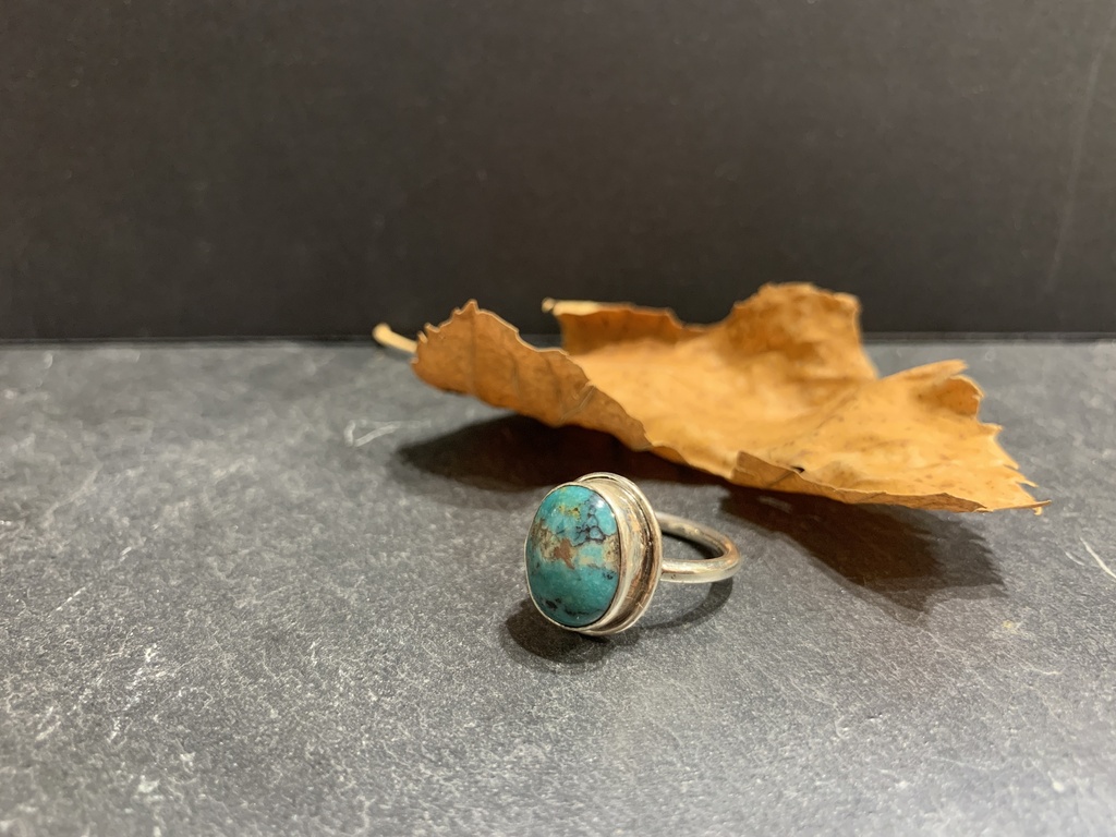 Bague Argent 925 & Turquoise [0237]