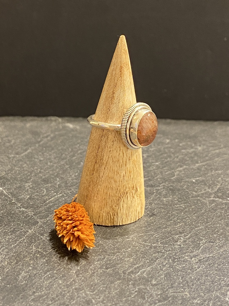 Bague Argent 925 & Pierre de Soleil [0321]