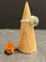 Bague Argent 925 & Agate Mousse [0344]
