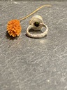 Bague Argent 925 & Agate Mousse [0344]