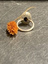 Bague Argent 925 & Agate Zébrée [0347]