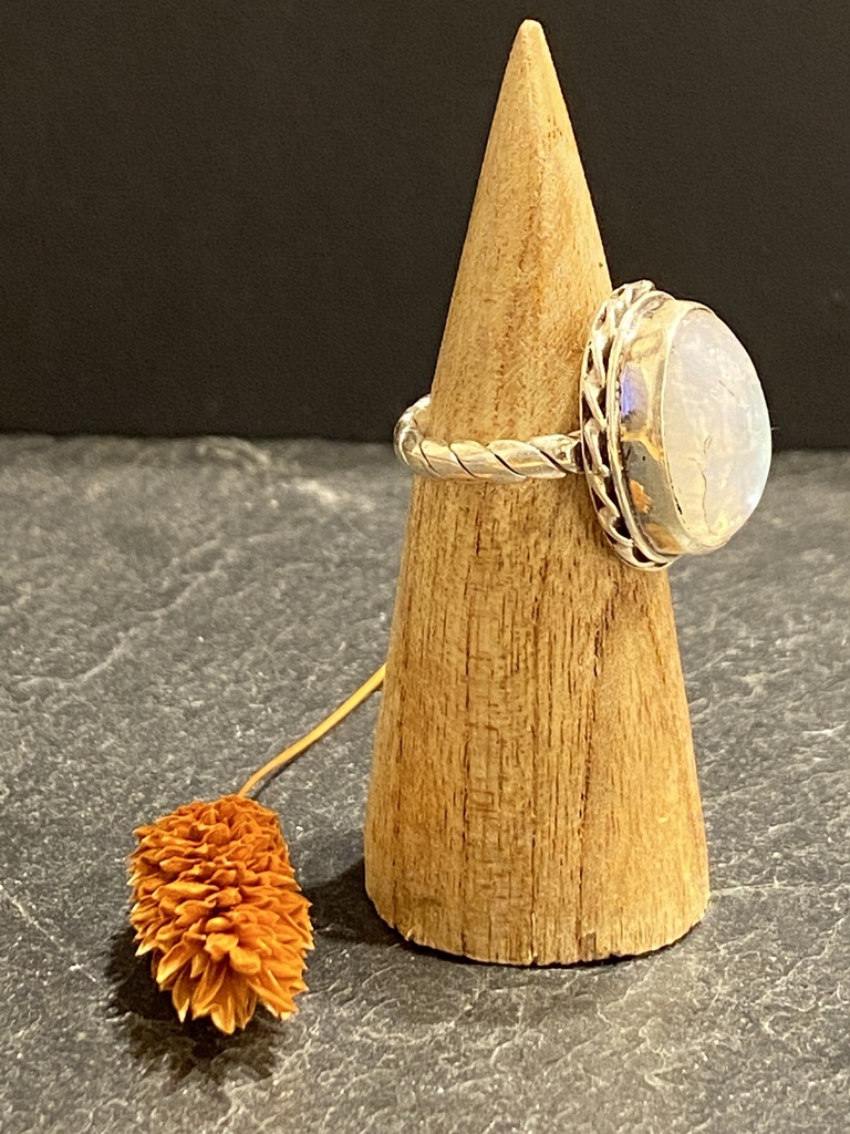Bague Argent 925 & Pierre de Lune [0350]