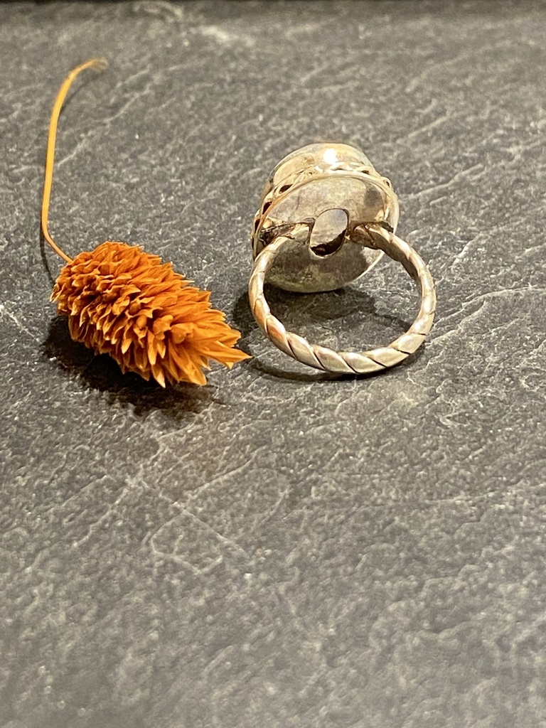 Bague Argent 925 & Pierre de Lune [0350]