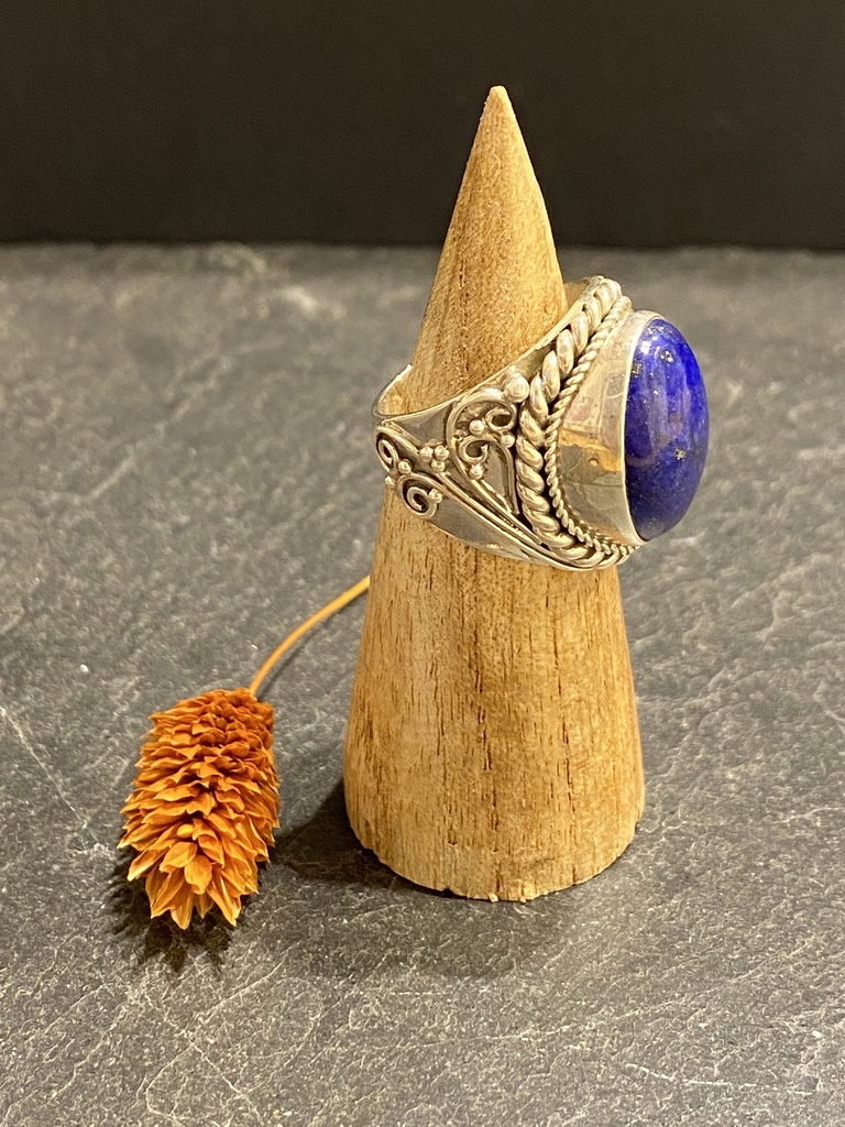 Bague Argent 925 & Lapis Lazuli [0376]