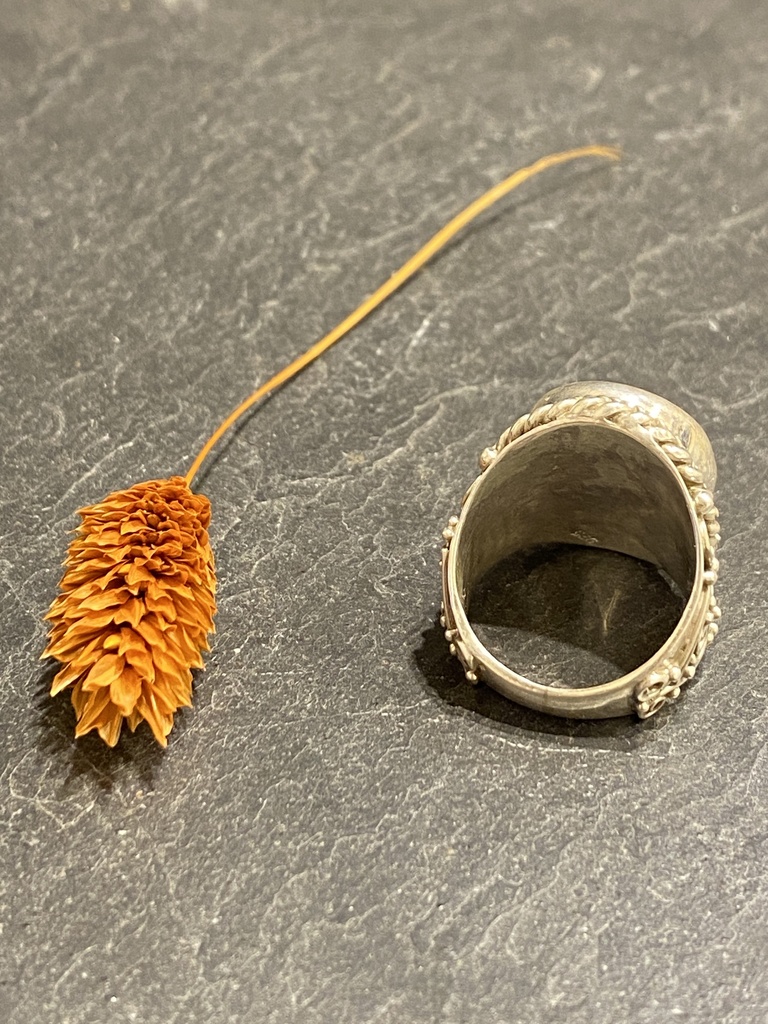 Bague Argent 925 & Œil de Tigre [0377]