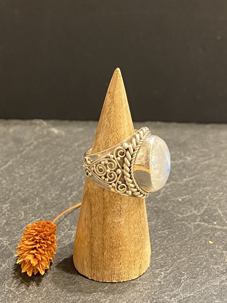 Bague Argent 925 & Pierre de Lune [0379]