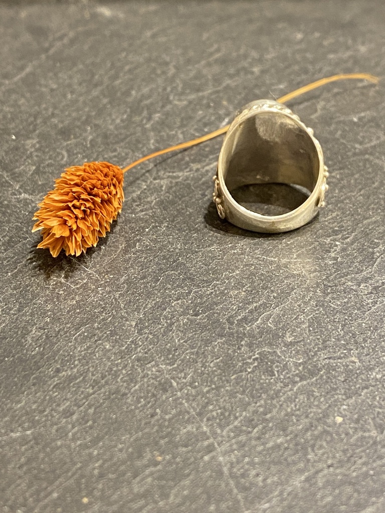 Bague Argent 925 & Pierre de Soleil [0385]