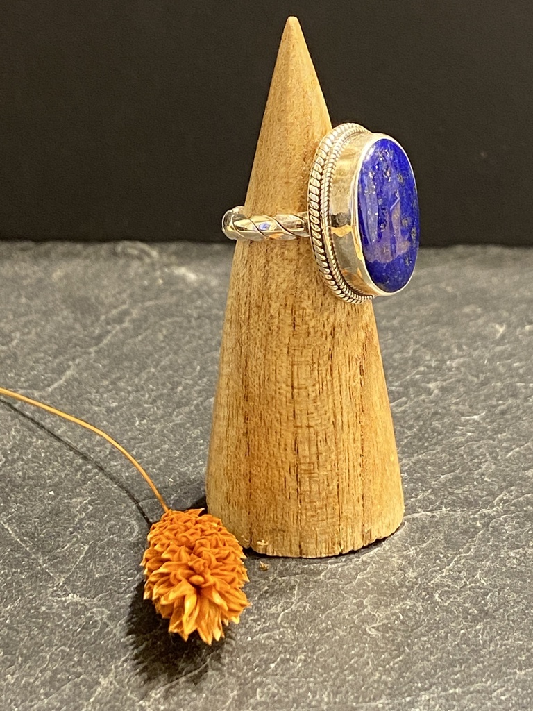 Bague Argent 925 & Lapis Lazuli [0447]