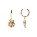 Souvenir Earrings Lion Gold [Boucles d'oreilles]