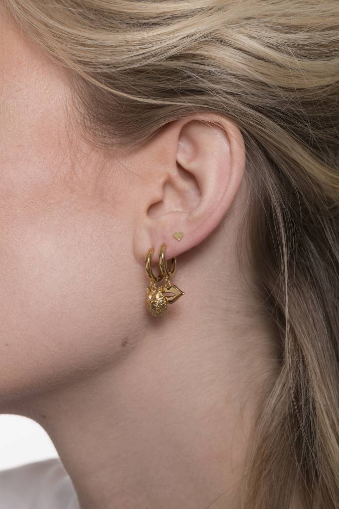 Souvenir Earrings Wolf Gold [Boucles d'oreilles]