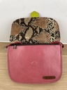 ANYA Cuir Motifs , Brun Foncé [Sac à main]