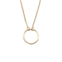 Souvenir Necklace Circle Gold [Collier]