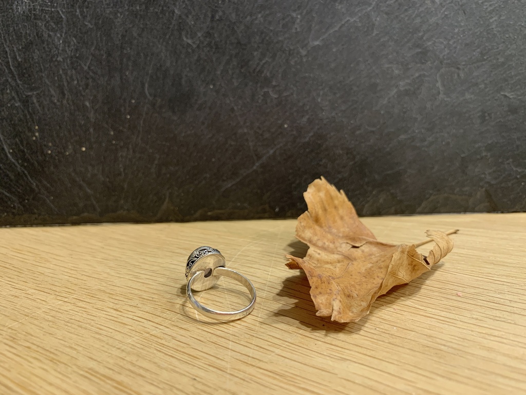 Bague Argent 925 & Quartz Rose [0527]