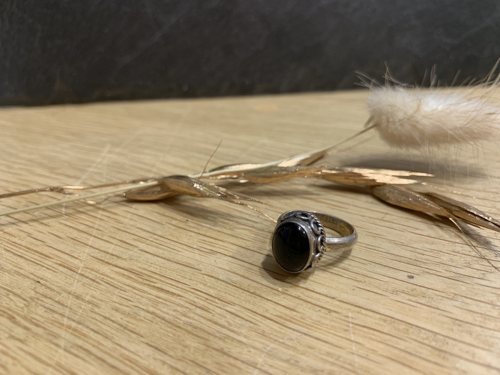 Bague Argent 925 & Onyx [0553]