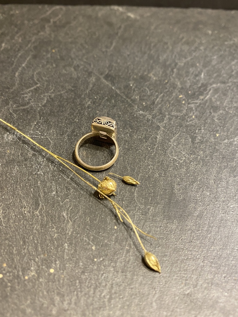 Bague Argent 925 & Quartz Rose [0670]