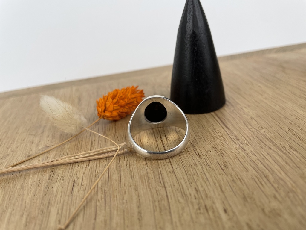 Bague Argent 925 & Onyx [0926]