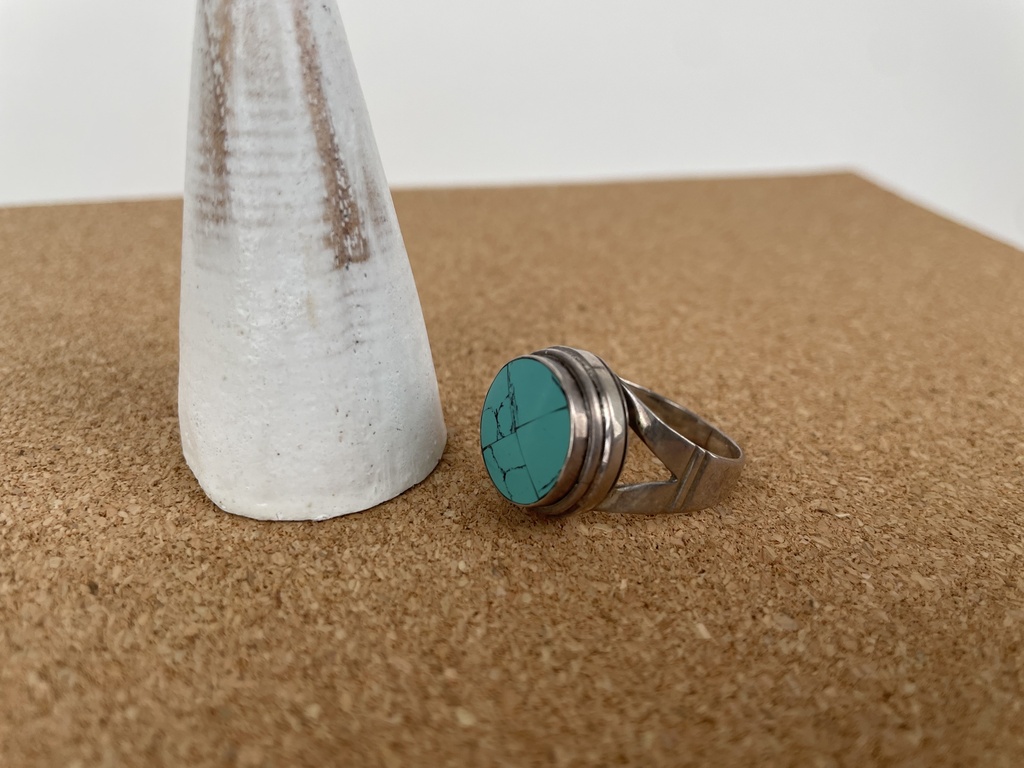 Bague Argent 925 & Turquoise [0976]