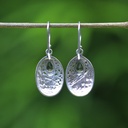 Boucles d'Oreilles Argent 925 & Améthyste [0487]