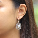 Boucles d'Oreilles Argent 925 & Perle de Culture [0499]