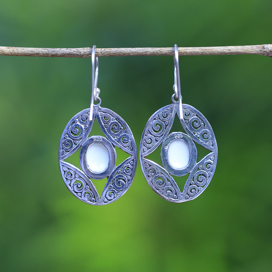 Boucles d'Oreilles Argent 925 & Perle de Culture [0499]