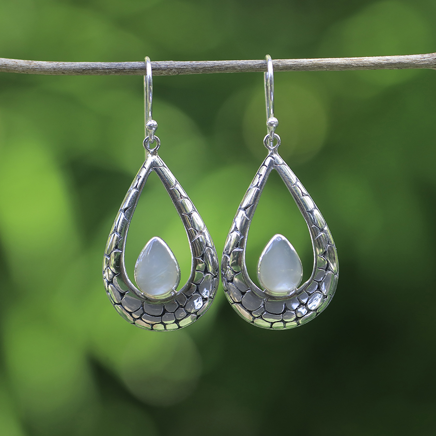 Boucles d'Oreilles Argent 925 & Perle de Culture [0503]