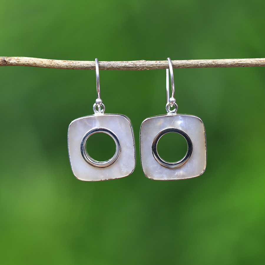 Boucles d'Oreilles Argent 925 & Perle de Culture [0516]